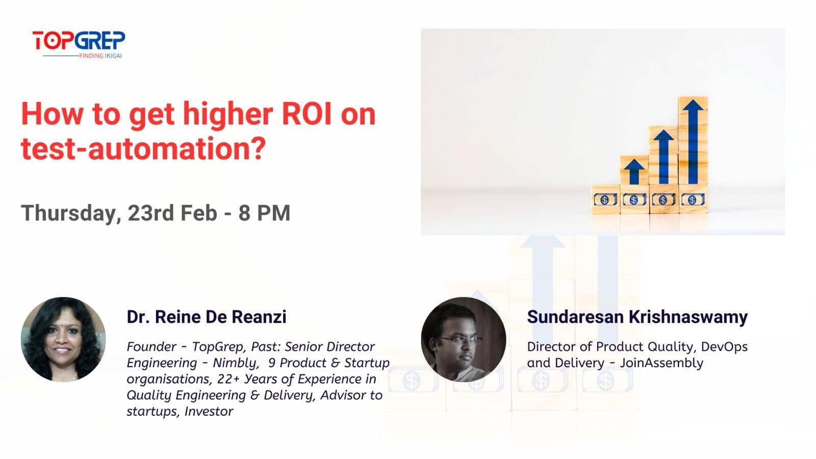 Hoe to get higher ROI in test automation